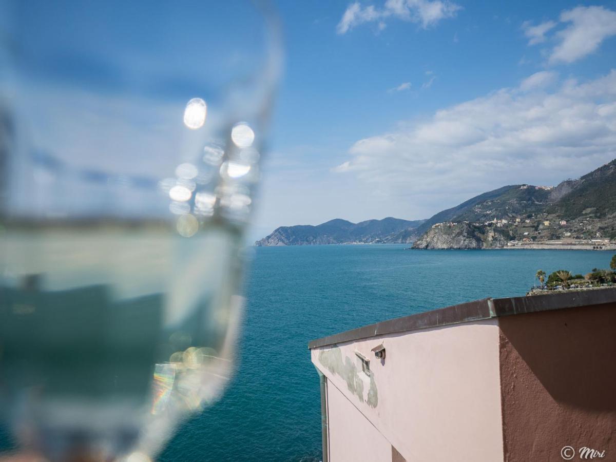 Il Baluardo Sea View Apartment On The Cliff Manarola Exterior foto