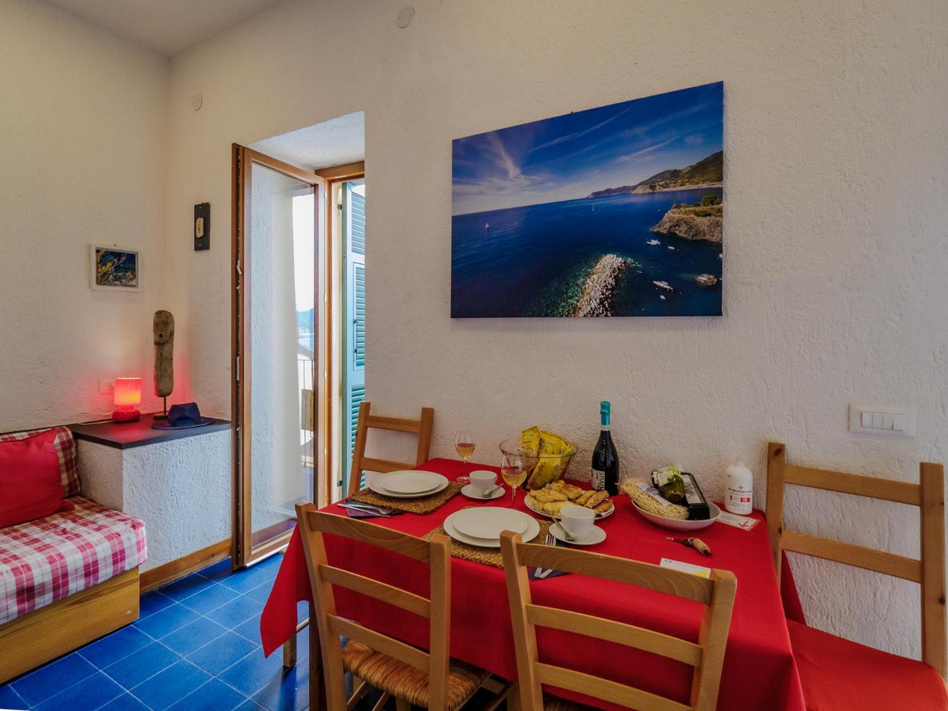 Il Baluardo Sea View Apartment On The Cliff Manarola Exterior foto